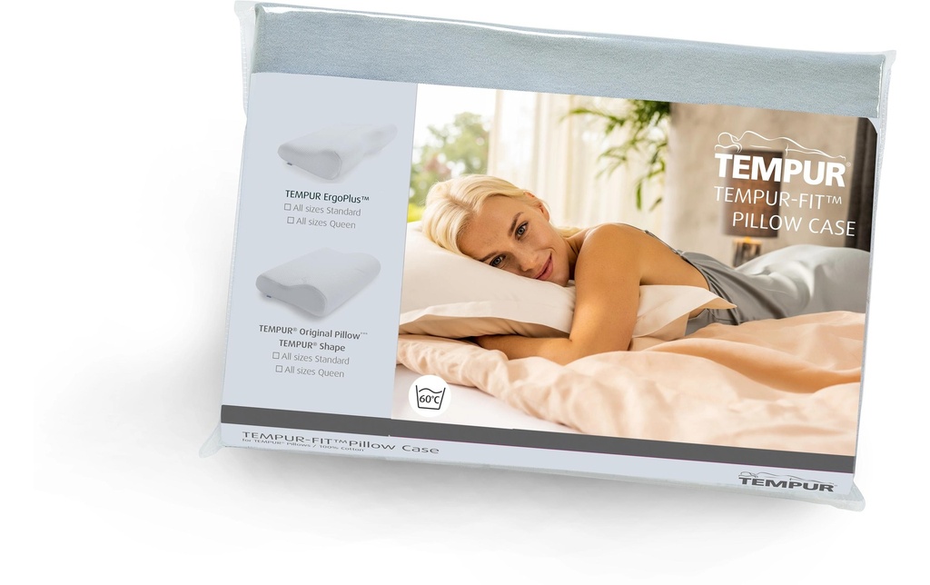 Tempur Taie d’oreiller Original / Ergo Plus Gris clair