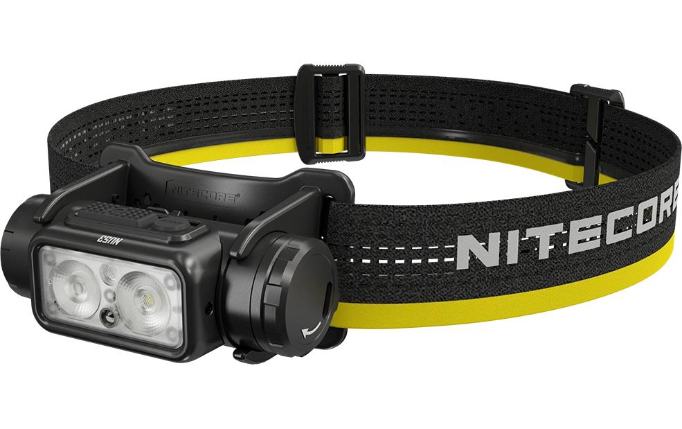 Nitecore Lampe frontale NU53, 1800 lumens Noir/Jaune
