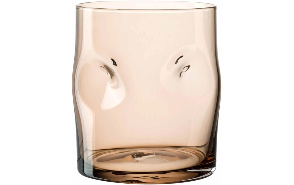 LEONARDO Verre Vesuvio 300 ml, 4 pièces, Brun