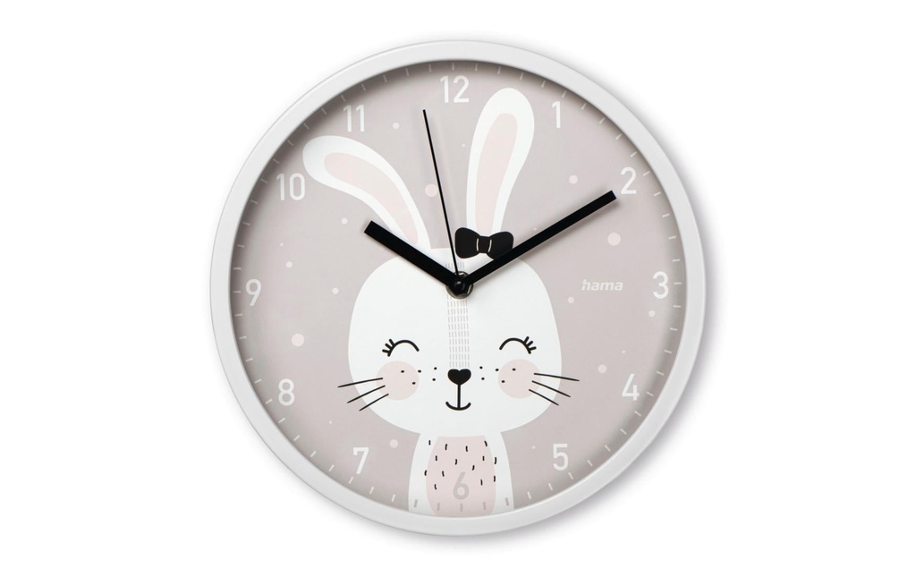 Hama Horloge murale Maui Ø 25 cm, Blanc