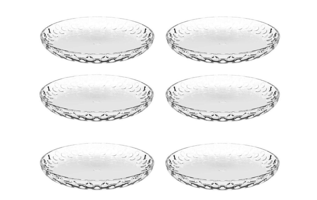 LEONARDO Assiettes pour le petit-déjeuner et à dessert Cucina Ø 18 cm, 6 pièces
