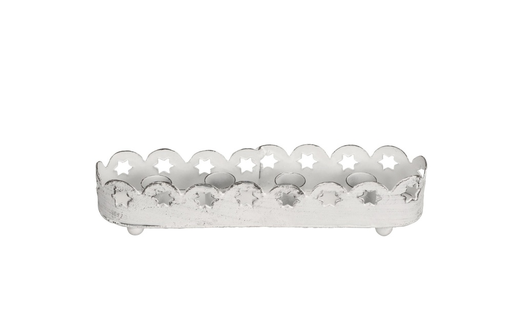COCON Bougeoir pour 4 pièces, Blanc