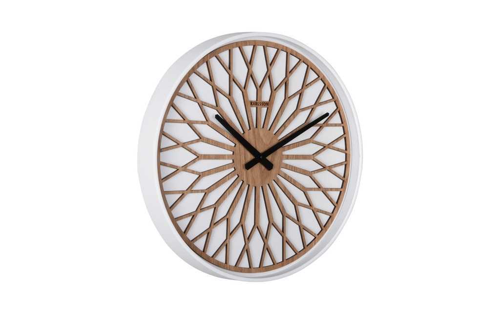KARLSSON Horloge murale Girasol 40.6 cm, blanc