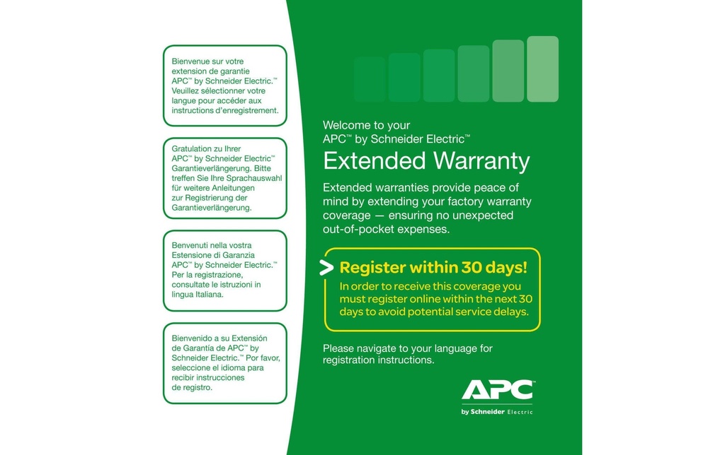 APC Extension de garantie WBEXTWAR3YR-SP-02 3 ans