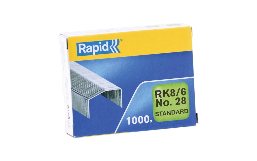 Rapid Agrafes RK8, 10 x 1050 pièces
