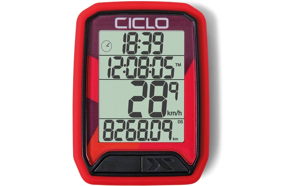 Ciclosport Ordinateur de vélo Protos 213 rouge