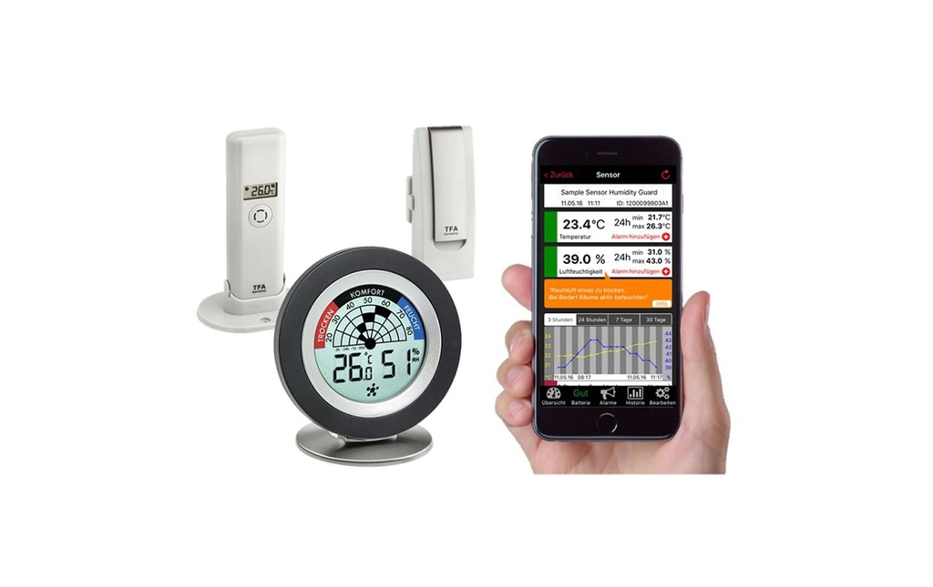 TFA Dostmann Station météo WeatherHub SET 8