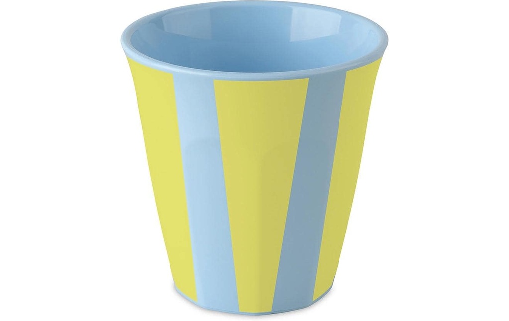 Koziol Gobelet Nora S Stripes 150 ml, 1 Pièce/s, Sweet Blue