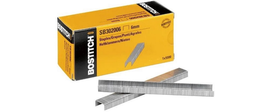 BOSTITCH Agrafes SB 3020 1/4 (5000 pces)