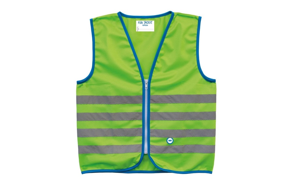 wowow Veste réfléchissante Fun Jacket M, Vert