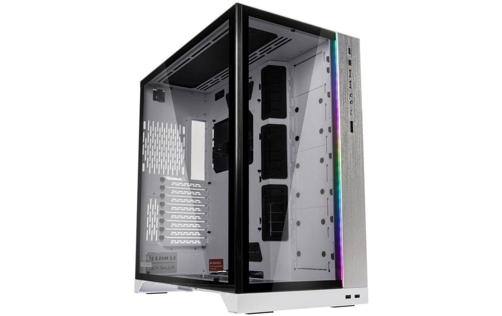 Lian Li Boîtier d’ordinateur O11 Dynamic XL ROG Certified Blanc