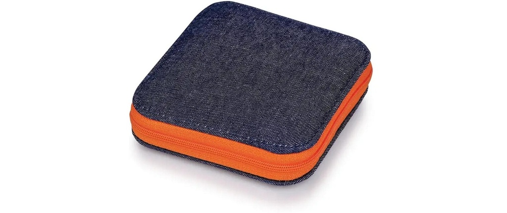 Prym Kit di cucito Boîte de voyage Bleu jean/orange