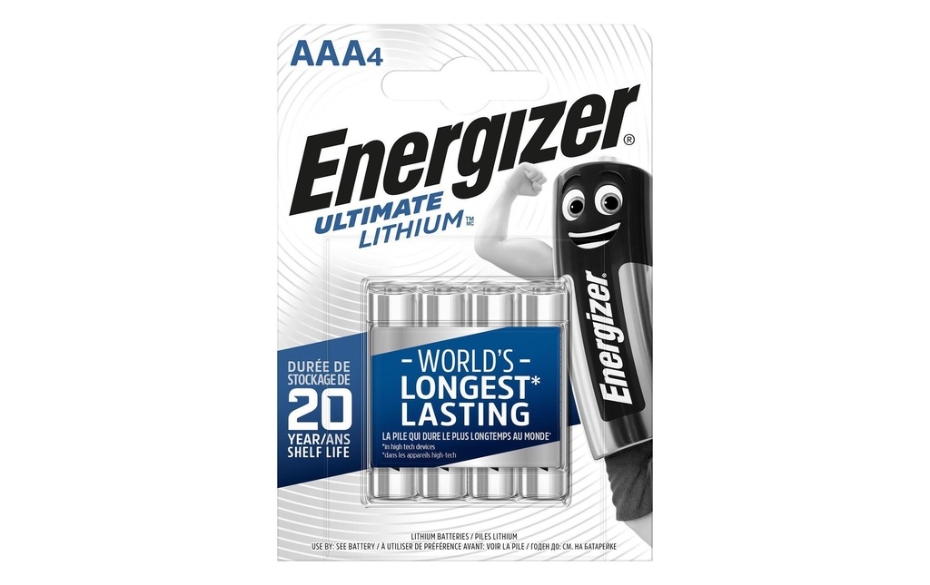 Energizer Pile Ultimate Lithium AAA , 4 Pièce/s