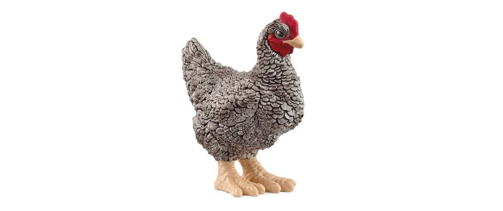 Schleich Figurine de jeu Farm World Poulet de Plymouth Rock