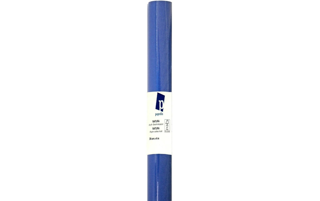 Neutral Papier cadeau Force Bleu/Blanc, 70 cm x 4 m