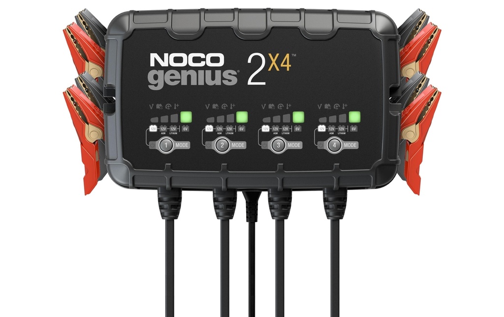 Noco Chargeur de batterie GENIUS2 x 4 4x 6-12 V / 2 A