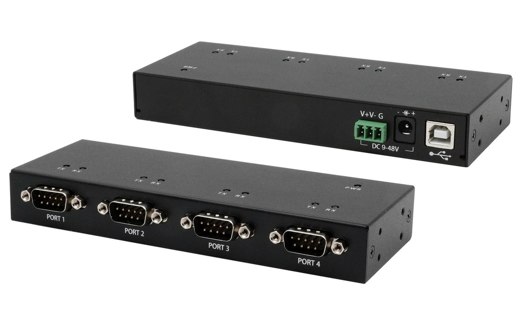 Exsys Adaptateur sériel EX-13074HM USB 2.0 vers 4x ports série RS-232