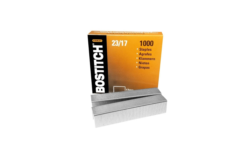 BOSTITCH Agrafes Max 23-17-1M 17mm (1000 pces)