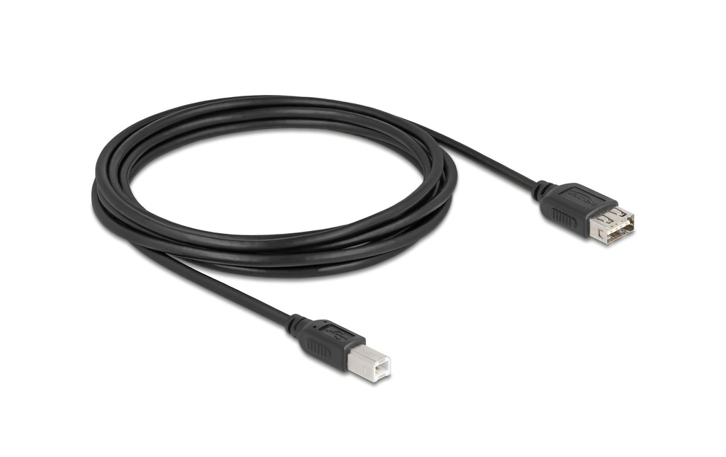 Delock Câble USB 2.0 USB-A - USB-B 3 m