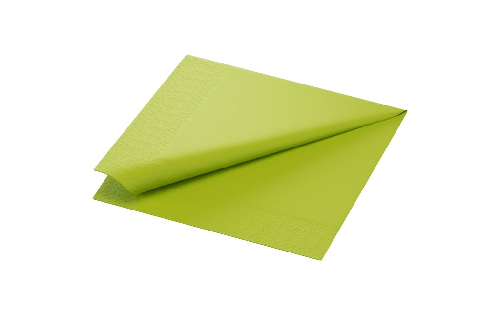 Duni Serviettes en papier 149079 40 cm x 40 cm, 250 Pièce/s, Vert