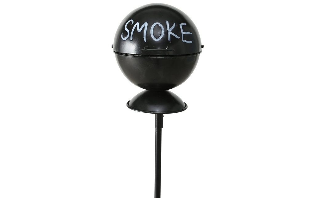 Boltze Cendrier sur pied Smoke Noir/Blanc