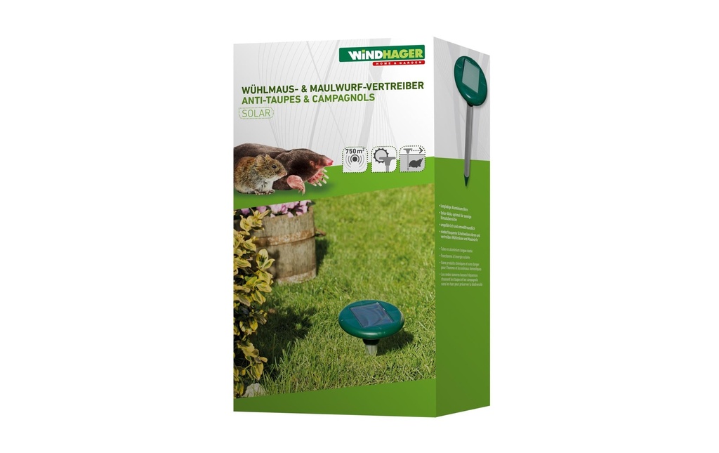 Windhager Répulseur d’animaux Le choc des campagnols 1 Pièce/s
