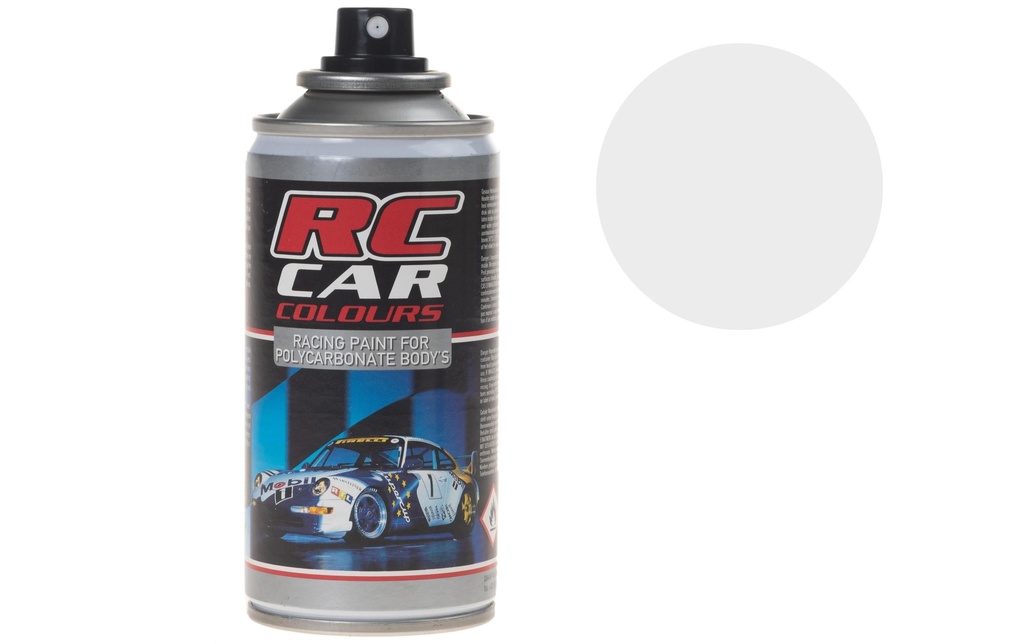 Ghiant Aérosol pour Lexan RC CAR Blanc Métallique 936 150 ml