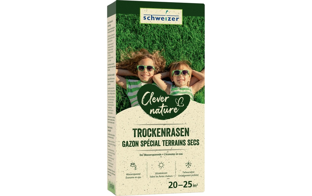 Eric Schweizer Pelouse sèche Clever Nature, 625 g