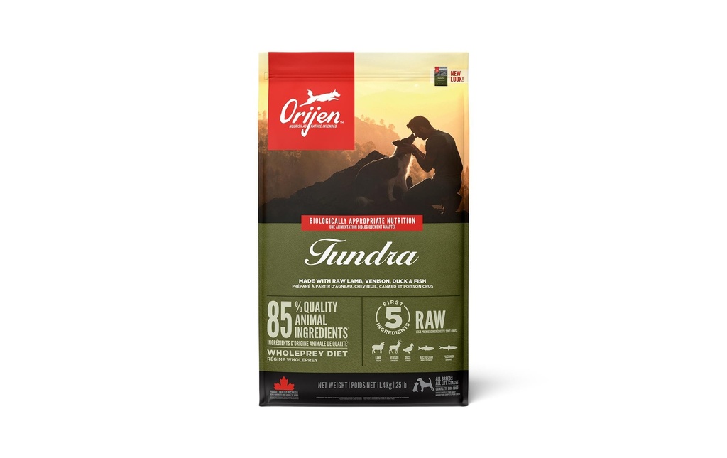 Orijen Alimentation sèche Dog Tundra avec chèvre, 11.4 kg