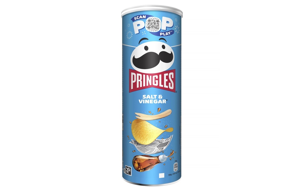 Pringles Int. Chips Sel et vinaigre 165 g