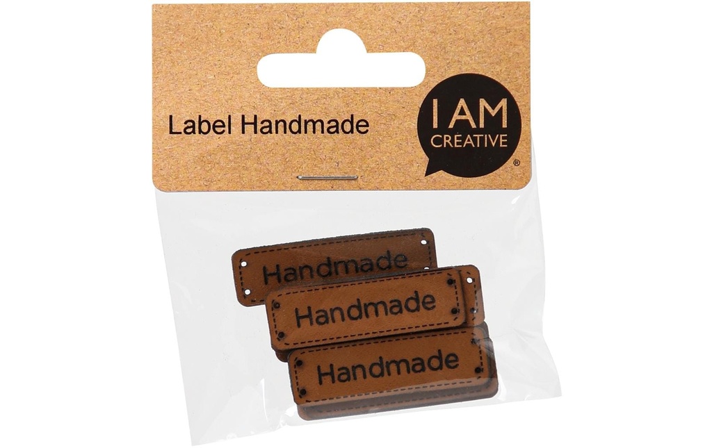lalana Remorque Label Handmade 4.3 x 1.3 cm, 10 pièces