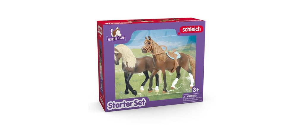 Schleich Ensemble de pions Kit de démarrage Horse Club Paso Peruano