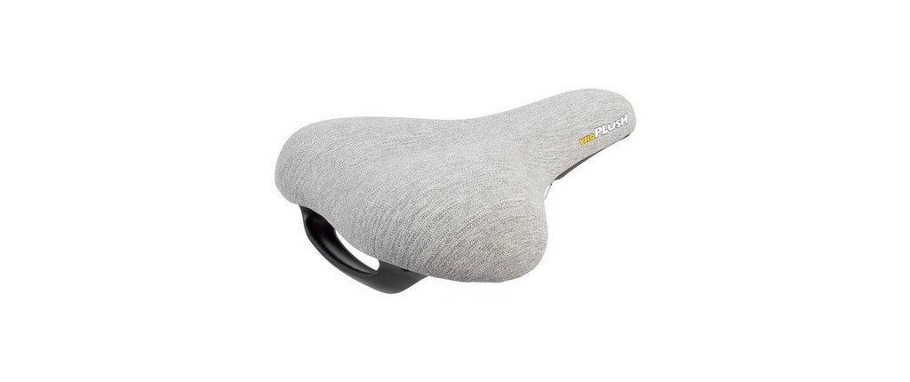 M-Wave Selle de vélo Stella Urban E-Grip Gris clair