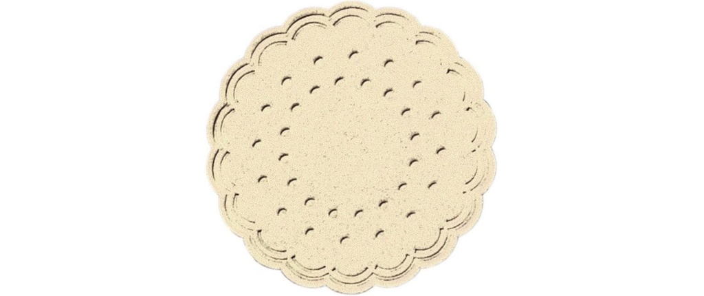 Duni Dessous de verre jetable 250 pièces, Beige