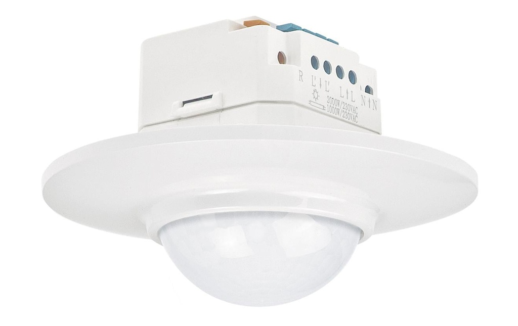 NIKO Détecteur de mouvement PIR Swiss Garde 360 Plus IP20, Rond, blanc