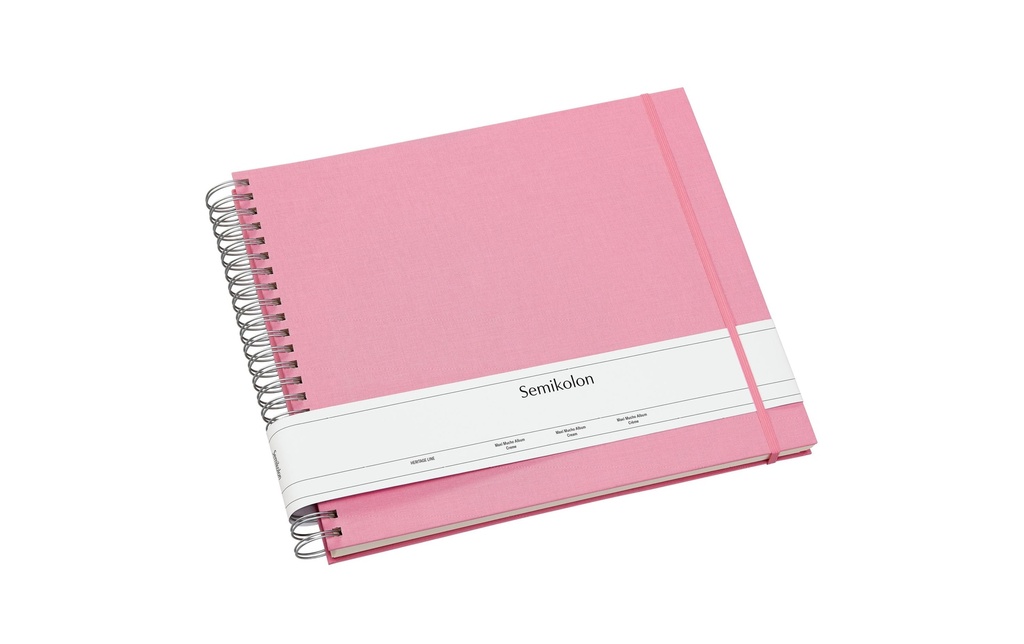Semikolon Album photo Maxi Mucho Pages rose, crème