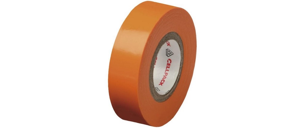 Cellpack AG Bande isolante 10 m x 15 mm, Orange