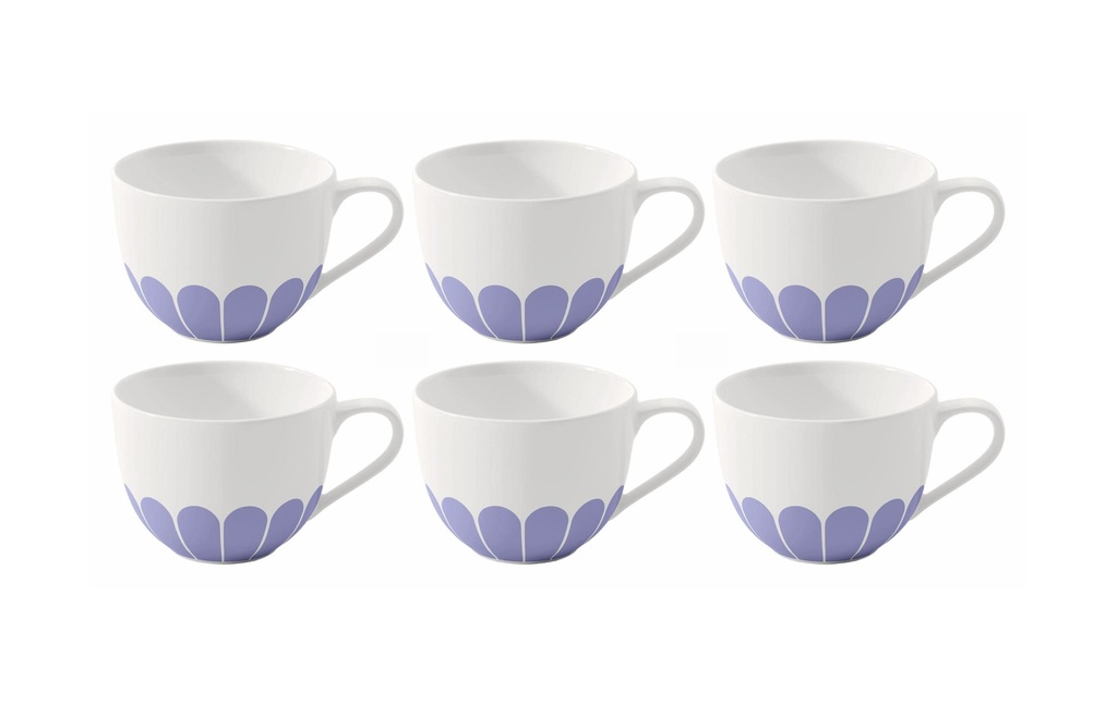 Villeroy & Boch Tasse à café Fleur 160 ml, 6 Pièce/s, Bleu