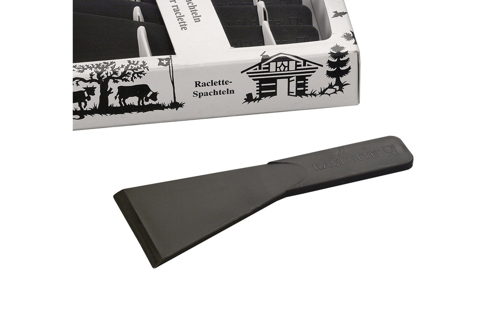 Heidi Cheese Line Spatule à raclette Spatula 4 Pièce/s, Noir