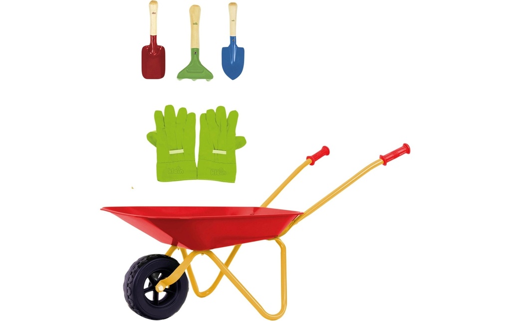 Klein-Toys Accessoires de Jeux pour le jardin Brouette pour enfants avec accessoires