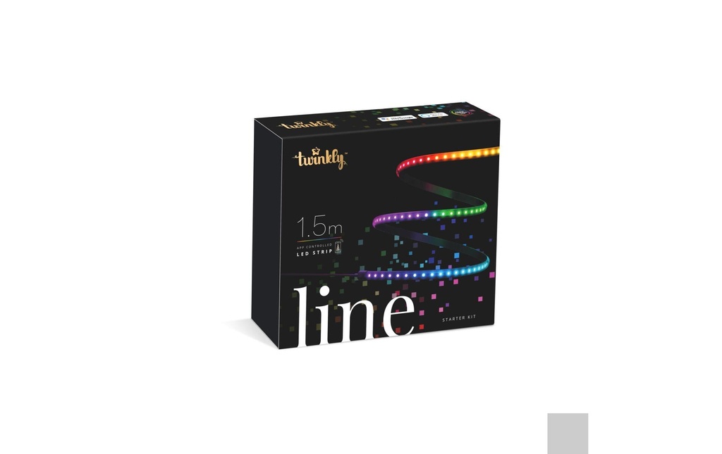 Twinkly Bande LED Line RGB, 1.5 m, IP20, Gen. II, kit de démarrage
