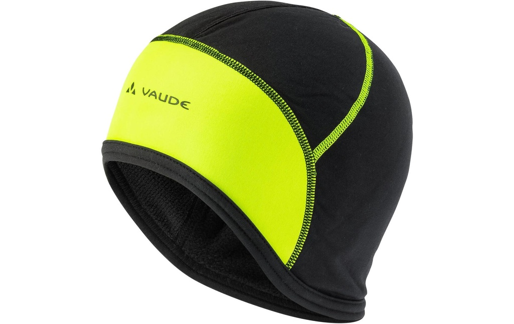 VAUDE Bonnet Bike Cap Jaune fluo, S