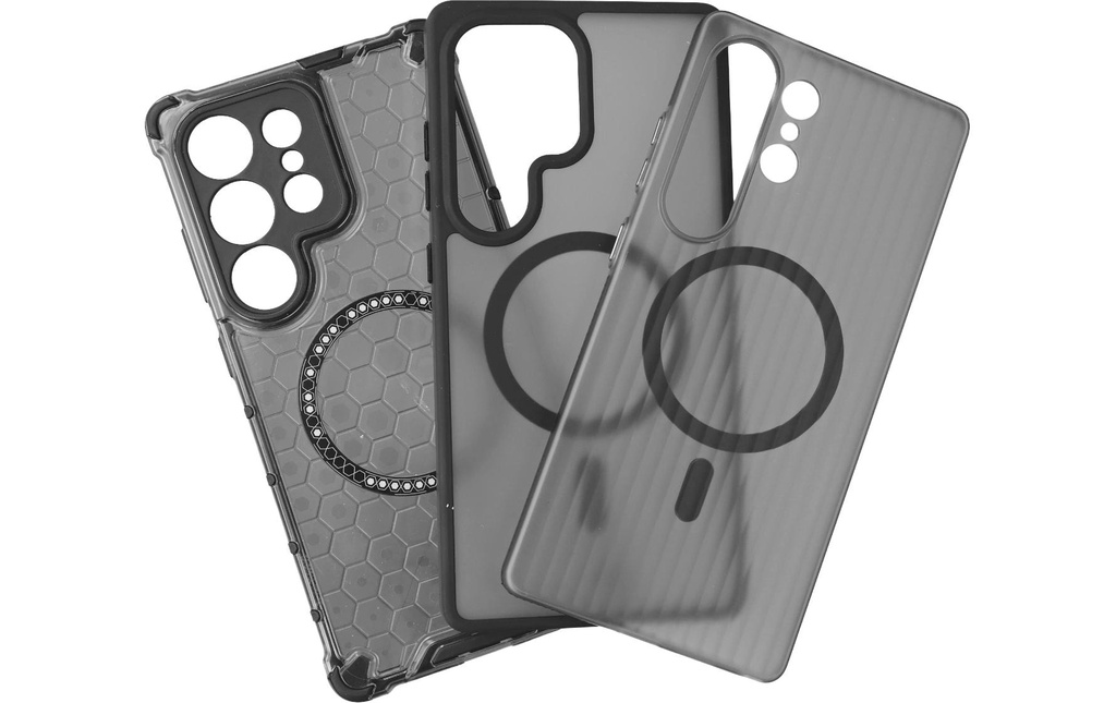 4smarts Qi2 Upgrade 3er Cover Set pour Samsung Galaxy S25 Ultra