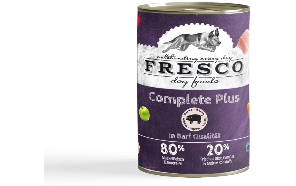 FRESCO Alimentation humide Complete Plus Ibérico Méditerranée 400 g