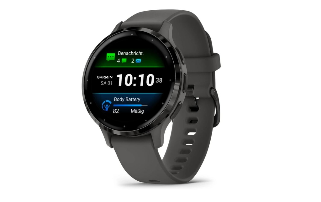 GARMIN Montre de sport Venu 3S Kieselgrau / Schiefergrau