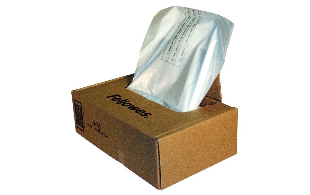 Fellowes Sacs poubelle pour déchiqueteuse de documents 165 l 50 Pièce/s
