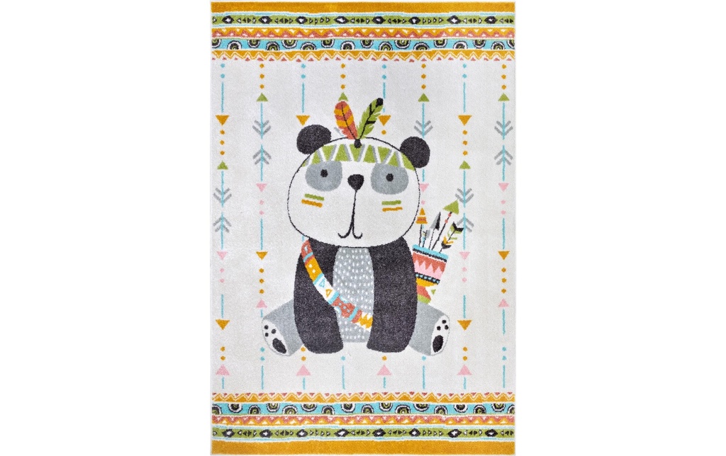 Hanse Home Tapis de décoration Panda 160 x 235 cm, crème