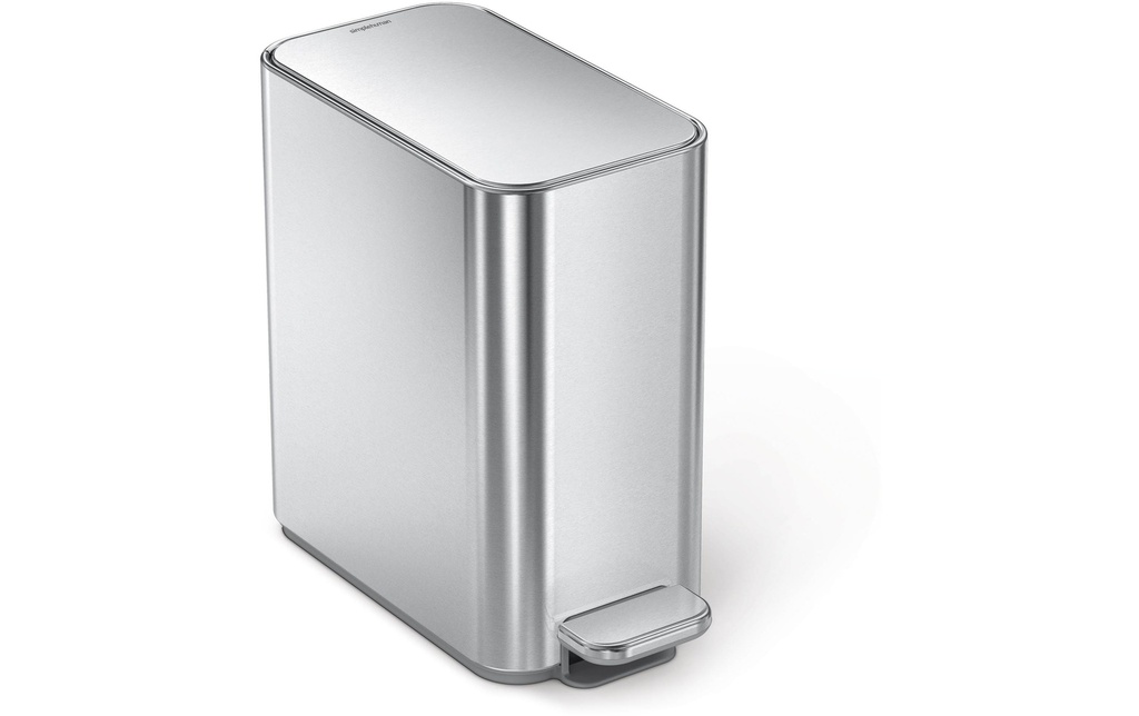 Simplehuman Poubelle à pédale 5 l, Argenté
