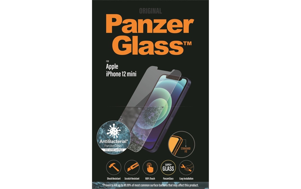 Panzerglass Protection d’écran Standard Fit AB iPhone 12 mini