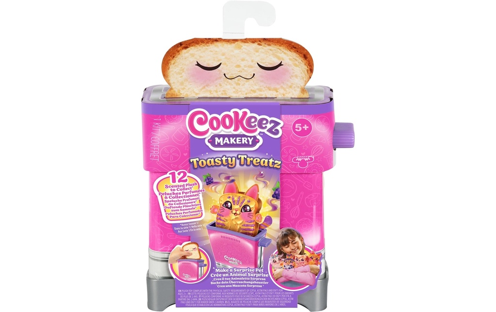 moose Peluche Cookeez Makery Toasties assorti